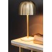 Candeeiro de mesa em metal dourado 20,5 x 20,5 x 49 cm Candeeiro de mesa em metal dourado 20,5 x 20,5 x 49 cm