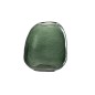 Vase irrégulier en verre vert 10x10x13 cm Vase irrégulier en verre vert 10x10x13 cm
