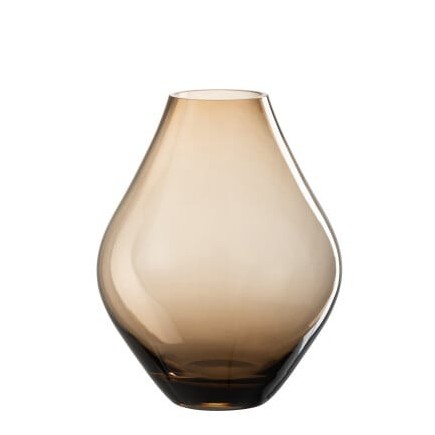 Vase en verre marron 19x19x25 cm