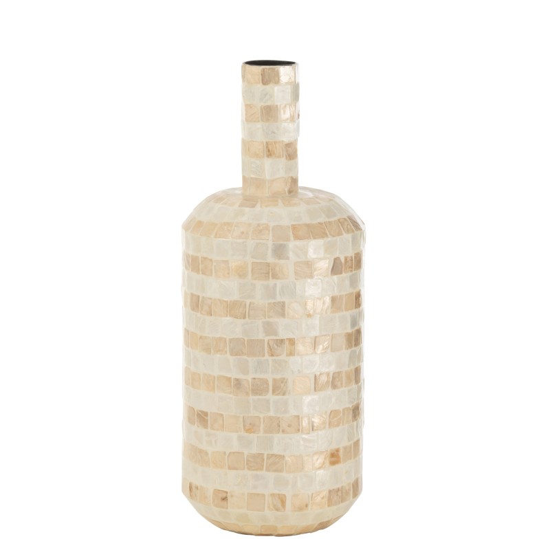 VASE BOUTEILLE MOSAIQUE/PAPIER VASE BOUTEILLE MOSAIQUE/PAPIER