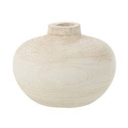 VASE BOIS BLANC LARGE