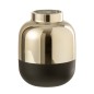 VASE OMI BAS VERRE OR/NOIR VASE OMI BAS VERRE OR/NOIR