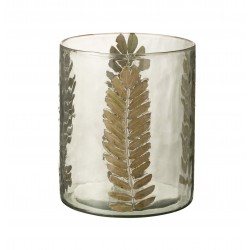 Vase en verre multicouleur 19x19x23 cm