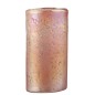 Vase ovale en verre rose 13x8x25 cm