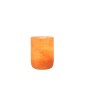 VASE ROND VERRE ORANGE MEDIUM