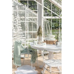 SAPIN DE NOEL DEBOUT BRANCHES BOIS BLANC LARGE