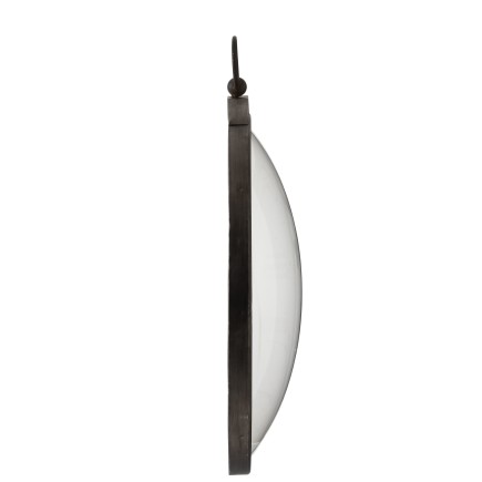 Horloge en métal blanc 66x101x17 cm