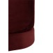Pouf carré en velours rouge Pouf carré en velours rouge
