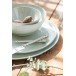 Assiette plate en céramique vert menthe D23cm Assiette plate en céramique vert menthe D23cm