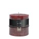 Bougie 80H en Paraffine rouge 10x10x10 cm Bougie 80H en Paraffine rouge 10x10x10 cm