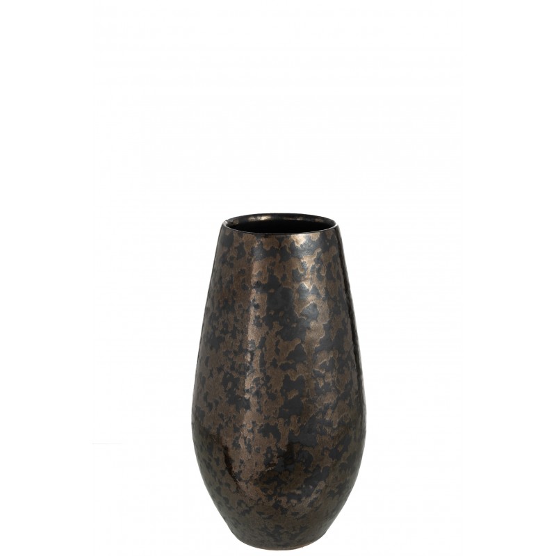 Vase Antique Smokey Ceramique Noir Small