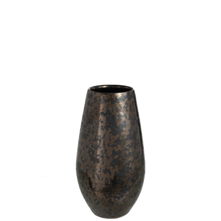 Vase antique en céramique noir 20x20x37 cm