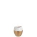 Vaso cerâmico bicolor branco 14x14x14 cm Vaso cerâmico bicolor branco 14x14x14 cm