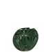 Vase oblique tropical en céramique vert 36x14x30 cm Vase oblique tropical en céramique vert 36x14x30 cm