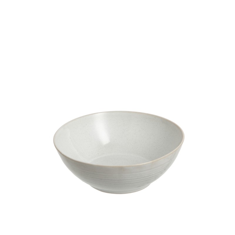 Bol en céramique blanche 19x19x7cm Bol en céramique blanche 19x19x7cm