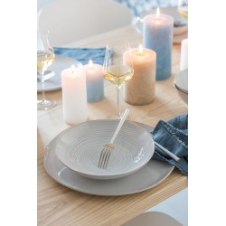 Assiette plate en céramique blanche D27.5cm