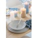 Assiette plate en céramique blanche D27.5cm