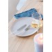 Assiette plate en céramique blanche D27.5cm