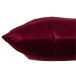 Cuscino quadrato in velluto rosso bordeaux 45x45cm Cuscino quadrato in velluto rosso bordeaux 45x45cm