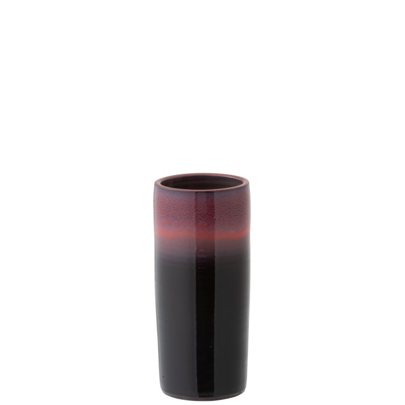 Vase en céramique noir 15.5x15.5x35 cm Vase en céramique noir 15.5x15.5x35 cm