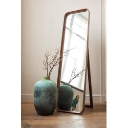 Vase vintage en céramique bleu 33.5x33.5x50.5 cm