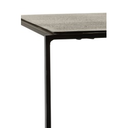 Étagère 5 niveaux en Aluminium Noir 43x40x151cm