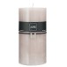 Bougie cylindrique 140H en Paraffine gris 10x10x20 cm Bougie cylindrique 140H en Paraffine gris 10x10x20 cm