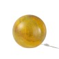 Lámpara de bola de vidrio amarillo para colocar de 29x29x29 cm