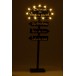 PANNEAU INDICATEUR LED VILLAGE PERE NOEL METAL NOIR/BLANC PANNEAU INDICATEUR LED VILLAGE PERE NOEL METAL NOIR/BLANC