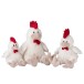GALLINA PELUCHE BEIS/ROJO LARGE