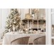 Branche de baies en plastique blanc 34.5x3x84 cm Branche de baies en plastique blanc 34.5x3x84 cm