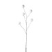 Branche de pompons en plastique blanc 28x6x113 cm