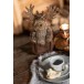 Set de 2 élans debout en bois marron 18.5x19.5x42.5 cm Set de 2 élans debout en bois marron 18.5x19.5x42.5 cm