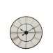 Horloge en métal argent - noir - or 70x70x5 cm Horloge en métal argent - noir - or 70x70x5 cm