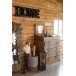 home lettres metal noir