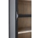 Bibliotheque + Echelle Bois Noir/Naturel