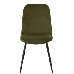 Silla de Tela Verde 46.5x44.5x86cm