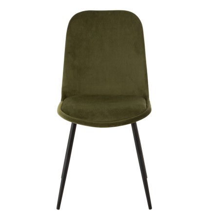 Silla de Tela Verde 46.5x44.5x86cm