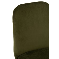 Silla de Tela Verde 46.5x44.5x86cm