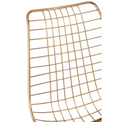 Silla charlotte metal oro