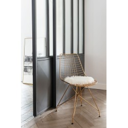 Silla charlotte metal oro