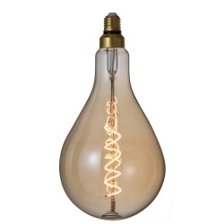 Ampoule E27 en verre transparent 16.5x16.5x31 cm
