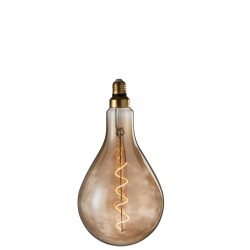 Ampoule E27 en verre transparent 16x16x31 cm