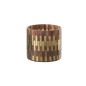 Photophore chic en verre marrons et dorées D8cm Photophore chic en verre marrons et dorées D8cm