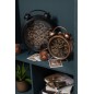 Photophore chic en verre marrons et dorées D8cm Photophore chic en verre marrons et dorées D8cm