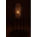 Lampe Orientale Fine Sur Pied Metal Noir Large