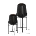 Lampe Orientale Fine Sur Pied Metal Noir Large