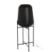 Lampe Orientale Fine Sur Pied Metal Noir Large