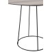 Table basse avec plateau ovale en bois