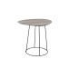Table basse avec plateau ovale en bois